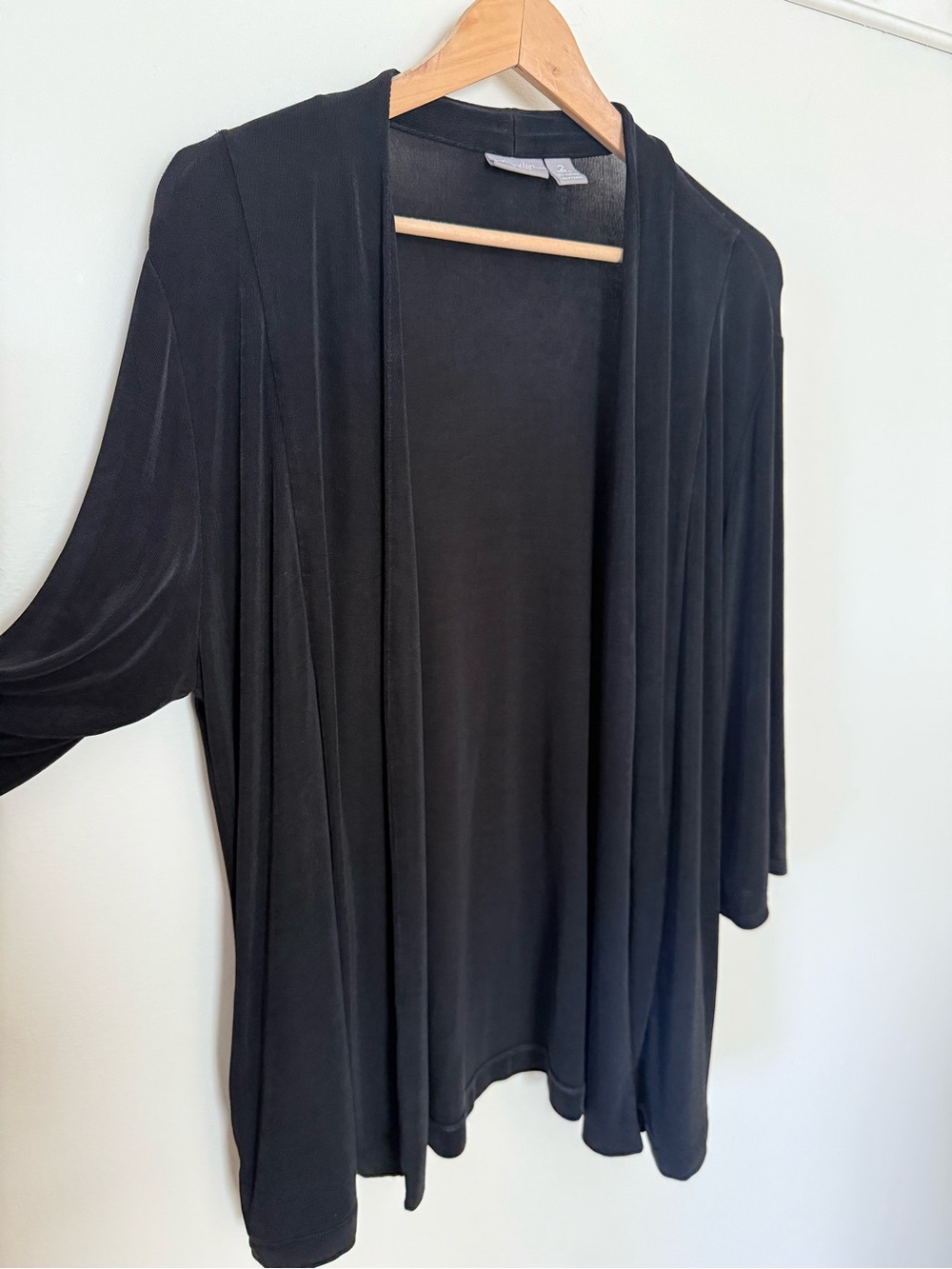 Chico’s Travelers Classic Long Jacket Black - Picture 6 of 7